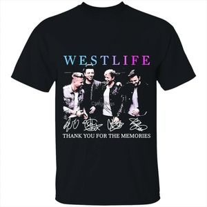 Westlife Thank You For The Memories Signatures T Shirt